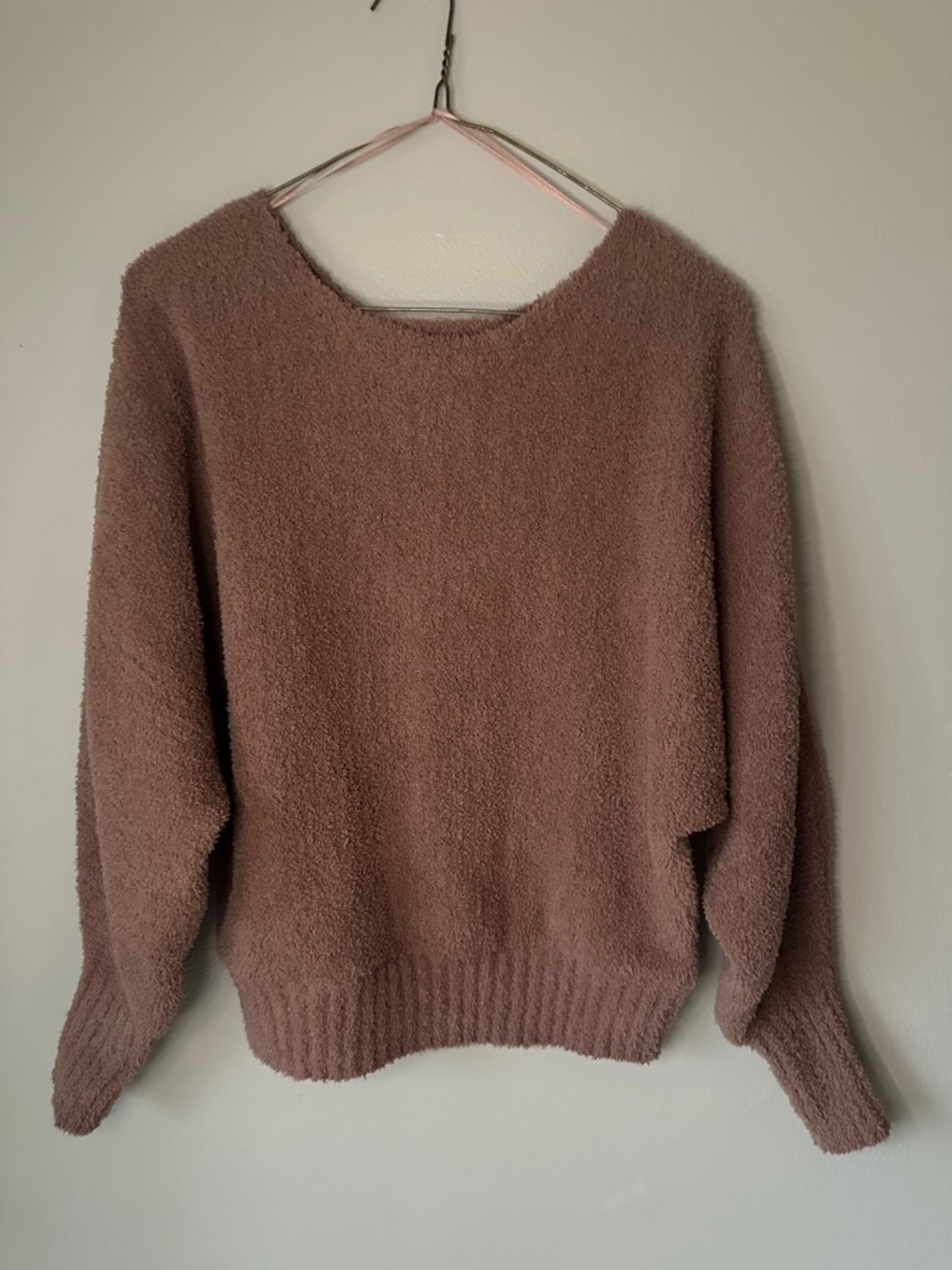 Ruby Moon Cozy Plush Women's Sweater - Dusty Mauve
